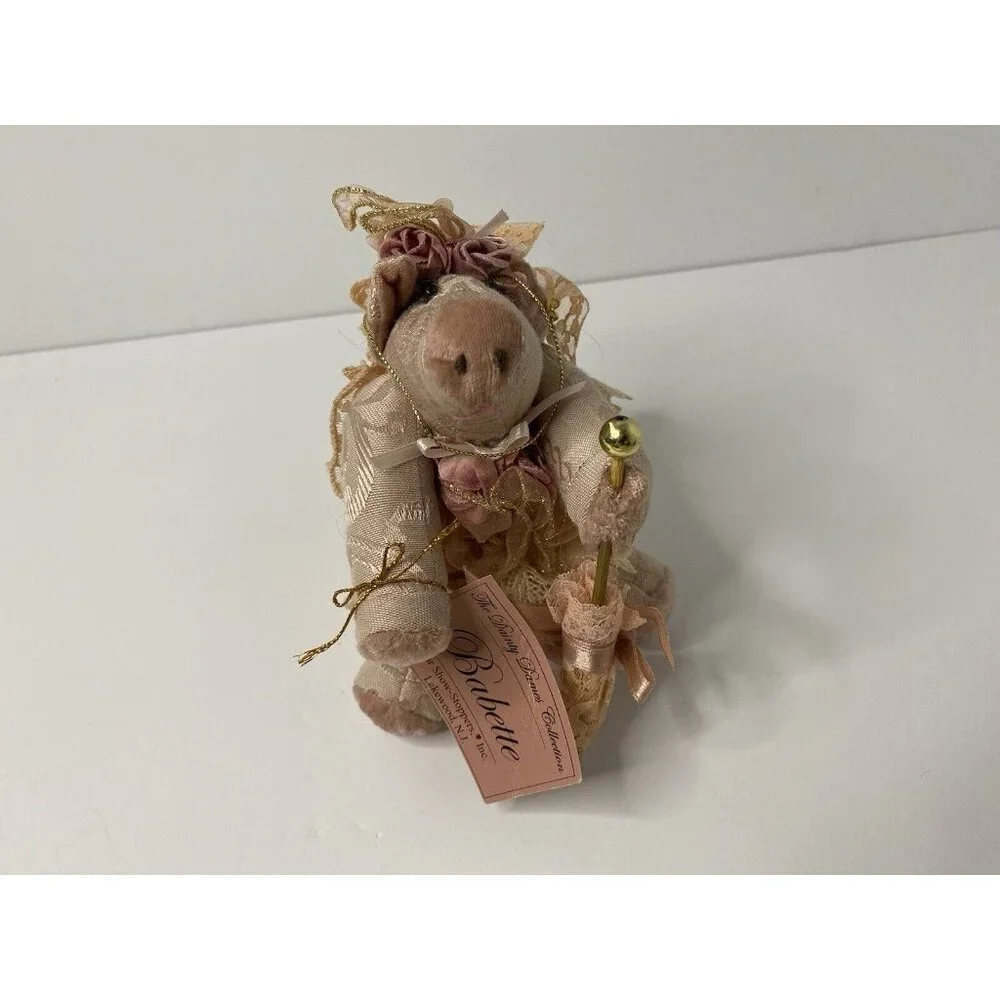 Babette Pig Doll Plush Figurine Dainty Dames Collection Lakewood Pink stuffed